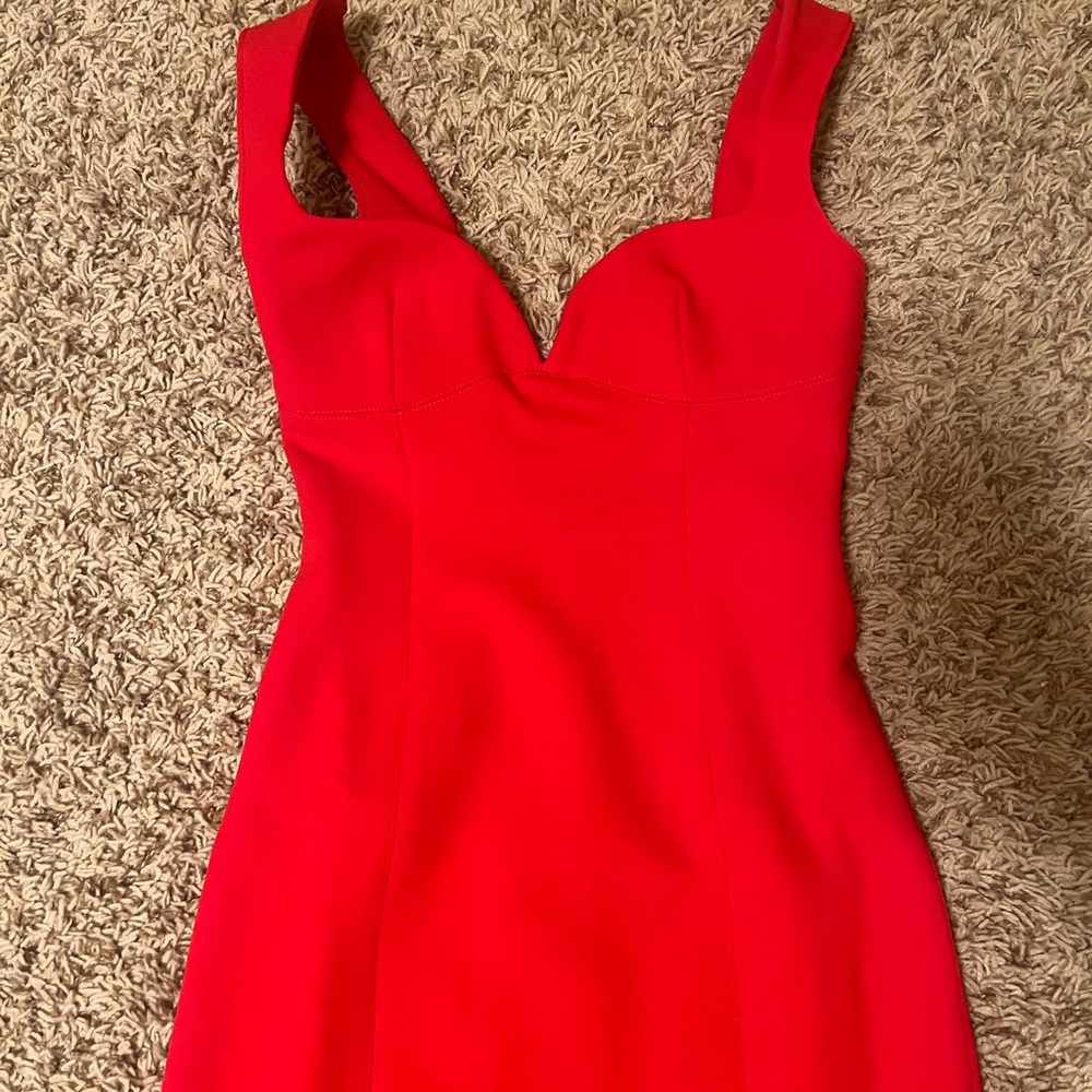 Red Sleeveless Dress